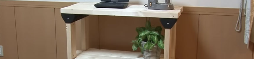 2×4材で作るがっしり丈夫棚
