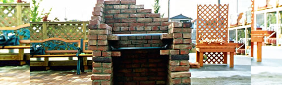 レンガで作ろう「バーベキューコンロ」