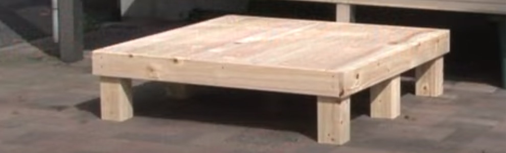 檜ウッドデッキの作り方