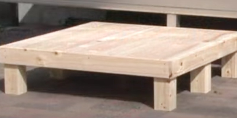 檜ウッドデッキの作り方