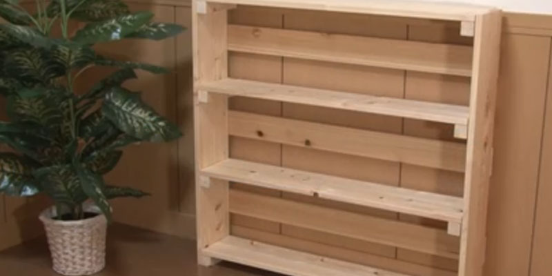 檜ブックシェルフの作り方