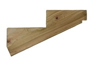 防腐ヒノキ階段