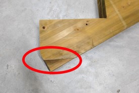 束柱階段部材取り付け