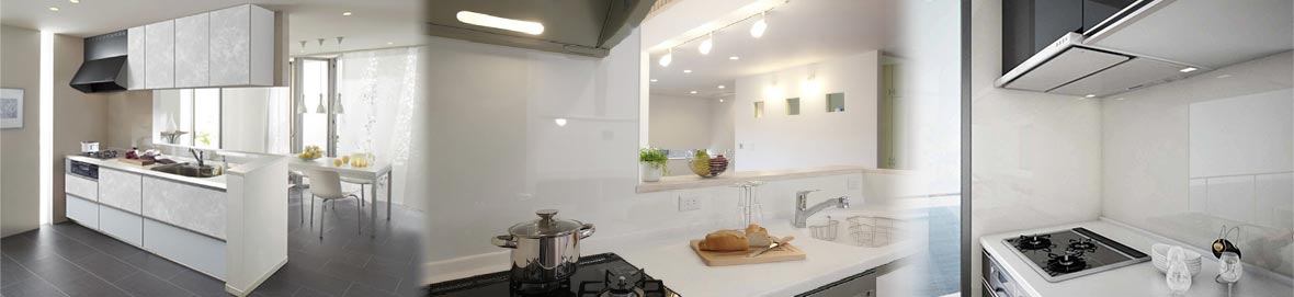 メラミン不燃パネルの施工方法