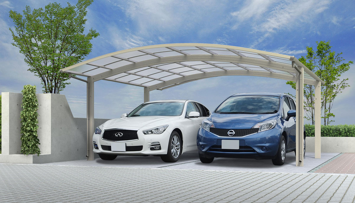 オリジナルカーポートVR 2台用