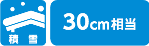 積雪30cm