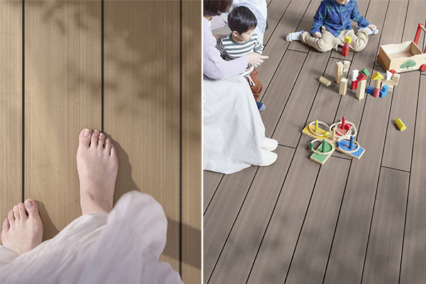 肌に熱さを感じにくくて、肌触りもやさしい