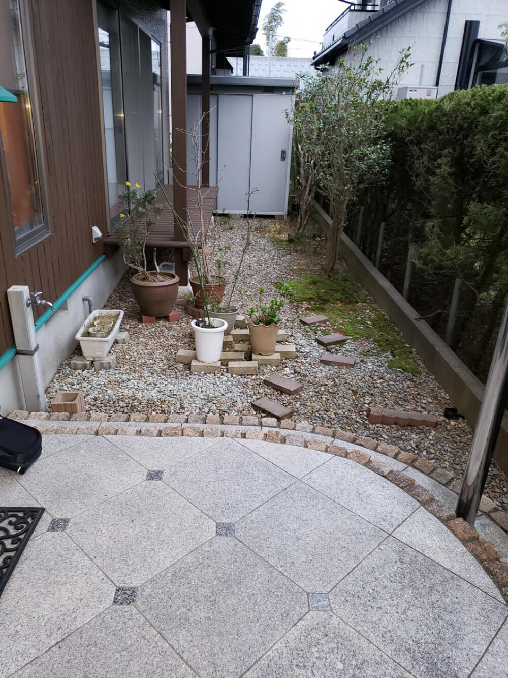 ウッドデッキ before