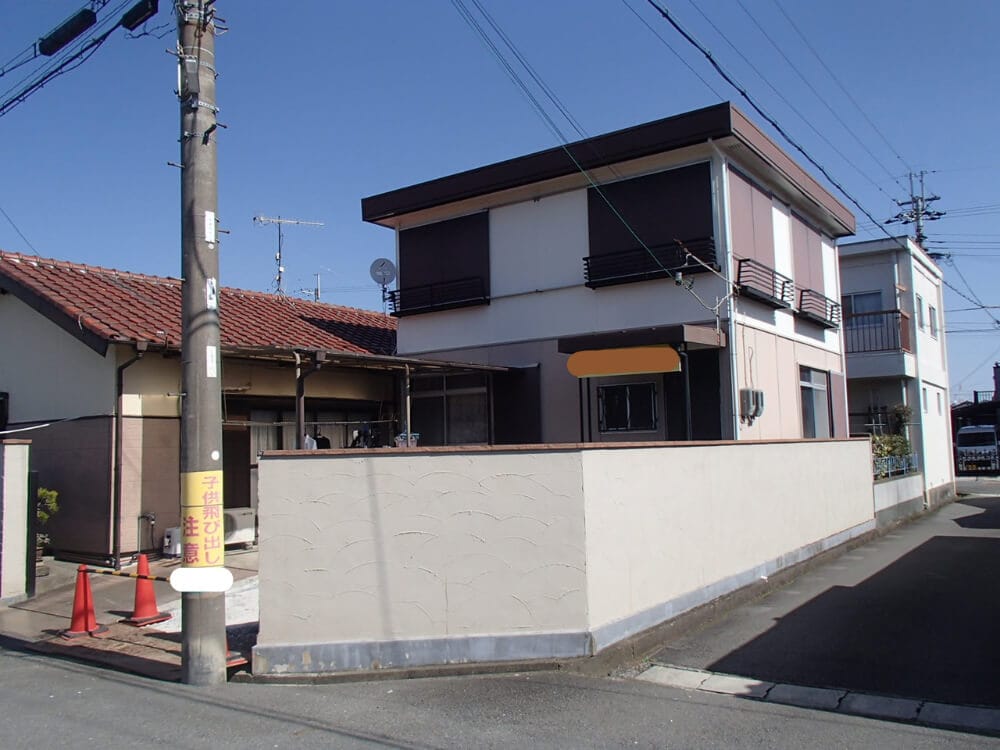 ブロック塀 before