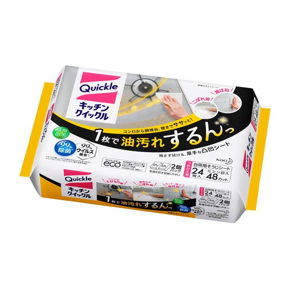 花王　キッチンクイックル　詰替　ジャンボパック　２４枚入