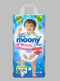 ムーニーマン　エアフィット　男の子Ｌ４４枚