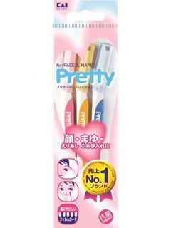 貝印　プリティー　フレッシュカミソリ　Ｌ型　３本入り
