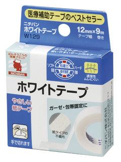 ニチバン　ホワイトテープ　１２ｍｍ×９ｍ
