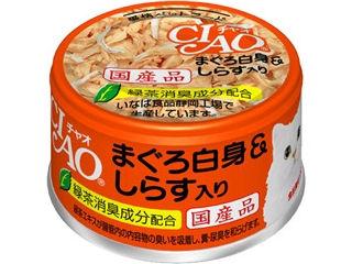 いなば　ＣＩＡＯ（チャオ）　まぐろ白身＆しらす入り　８５ｇ