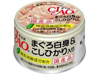 いなば　ＣＩＡＯ（チャオ）　まぐろ白身＆こしひかり入り　８５ｇ