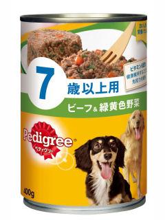 マース　ぺディグリー　７歳　ビーフ＆緑黄色野菜　４００ｇ