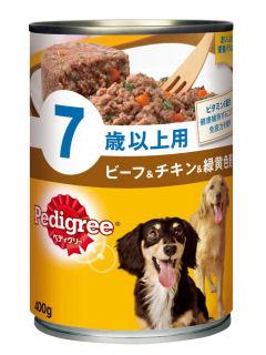 マース　ぺディグリー　７歳　ビーフ＆チキン＆野菜　４００ｇ
