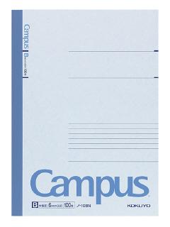 コクヨ　キャンパスノート　中横罫　ノ－１０Ｂ