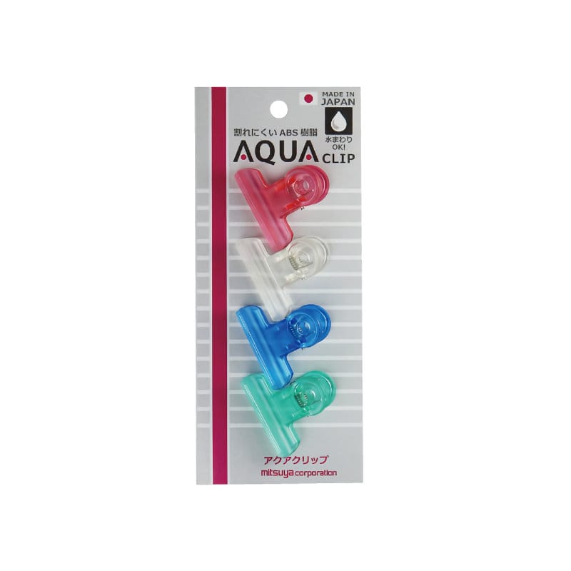 ミツヤ　ＡＱＵＡ　クリアクリップ　小　４本