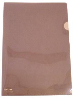 ＬＩＨＩＴＬＡＢ　カラークリヤーホルダーＡ４　Ｆ－７８－９　茶