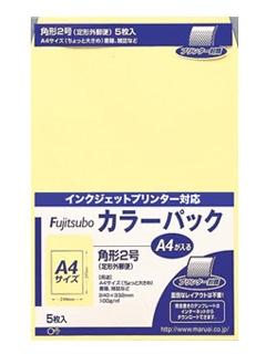 マルアイ　カラークラフト　角２　クリーム