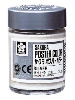 サクラ　ポスターカラー　銀