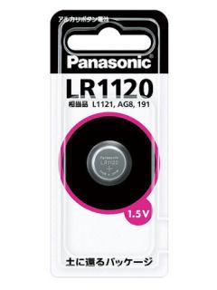 パナソニック　アルカリボタン電池　ＬＲ１１２０Ｐ