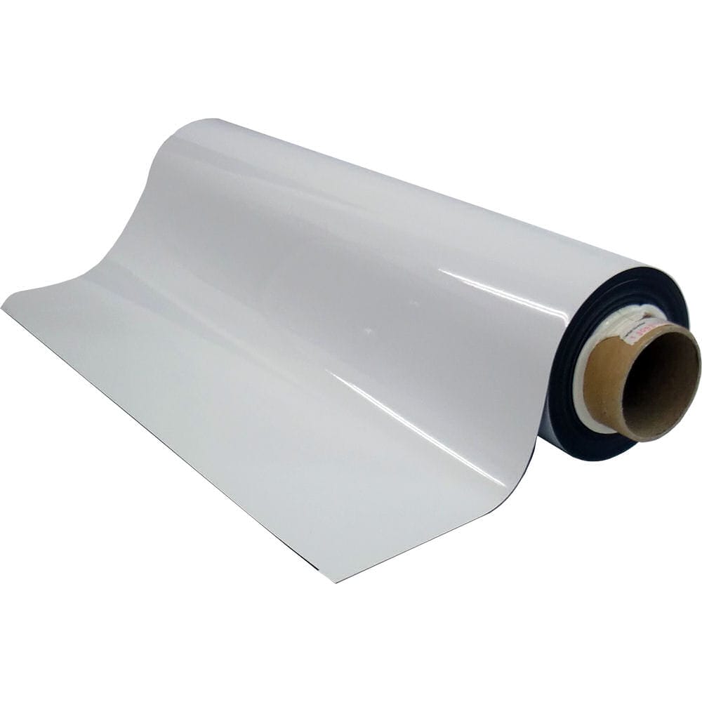 サンケーキコム　マグネットシート　つや有　白　幅６２０ｍｍ×１ｍ　ＭＳ６２０ＴＷ　（店頭切売商品）