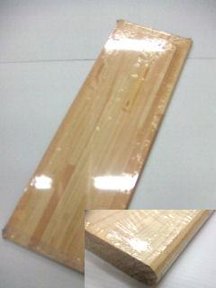 你的品牌名　パイン　集成材　Ｒ加工　（約）９１０×３００×１８　ＲＫ－３０９０ＢＲ