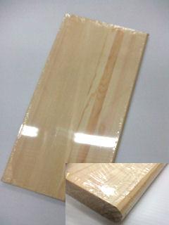 你的品牌名　パイン　集成材　Ｒ加工　（約）６００×３００×１８　ＲＫ－３０６０ＢＲ