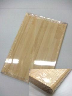 你的品牌名　パイン　集成材　Ｒ加工　（約）６００×４００×１８　ＲＫ－４０６０ＢＲ