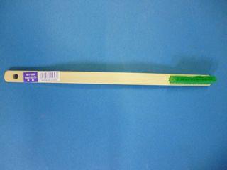 竹柄ナイロンブラシ　曲柄４行