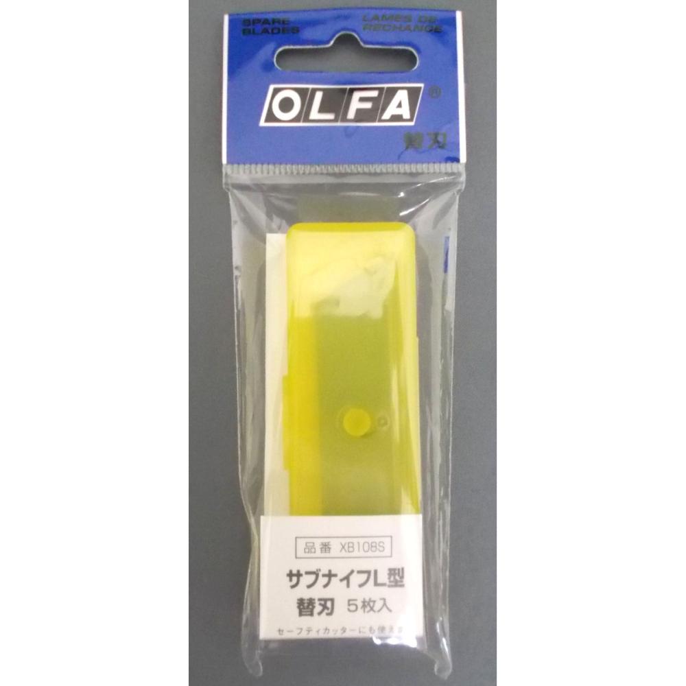 オルファ　カッター替刃（サブナイフＬ型用・５枚入）　ＸＢ１０８Ｓ