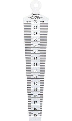 シンワ　テーパーゲージ　７００Ｂ　１５～３０ｍｍ