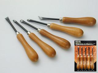 ＢＥＳＴ　ウッドカービング５本セット　ＷＣＳ－５００
