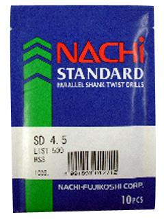 ナチ　鉄工用ストレートドリル１０本入ＳＤ　４．５ｍｍ