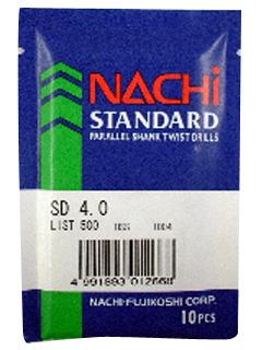 ナチ　鉄工用ストレートドリル１０本入ＳＤ　４．０ｍｍ