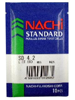 ナチ　鉄工用ストレートドリル１０本入ＳＤ　４．２ｍｍ