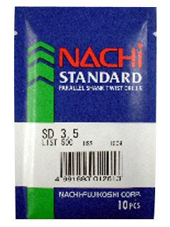 ナチ　鉄工用ストレートドリル１０本入ＳＤ　３．５ｍｍ