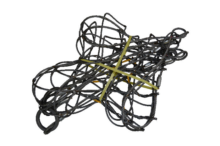 ワイヤーモッコタスキリング付　４シャク（ＡＩガタ）