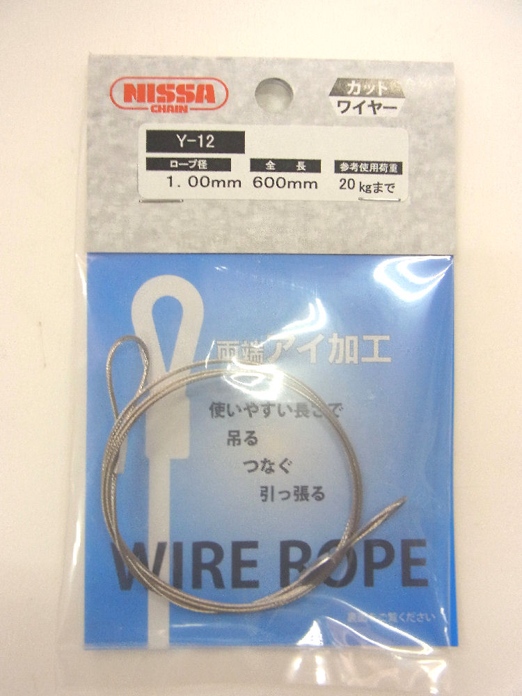 ステンレス　カットワイヤー　１．００×６００　Ｙ－１２