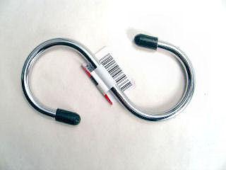 Ｓフック（クローム）　６×１５０