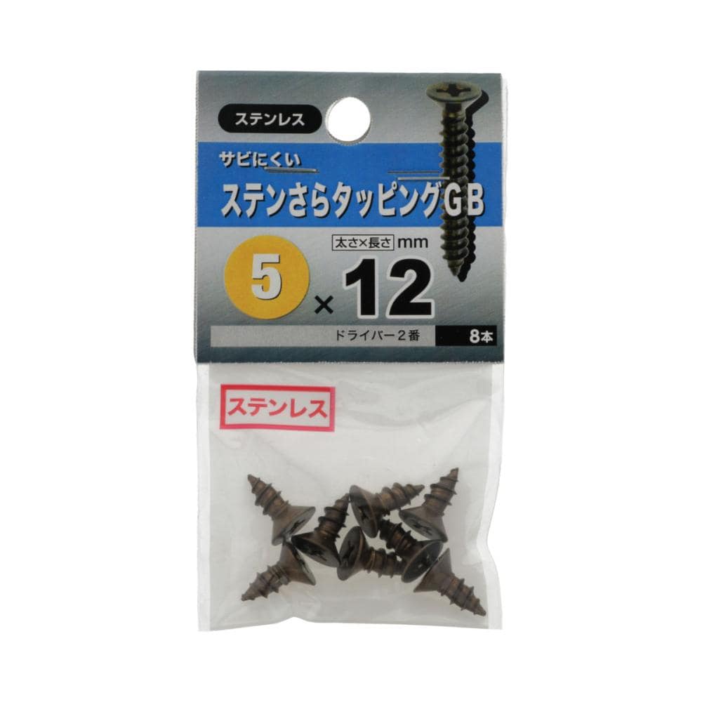 ステン皿タッピングＧＢ５Ｘ１２