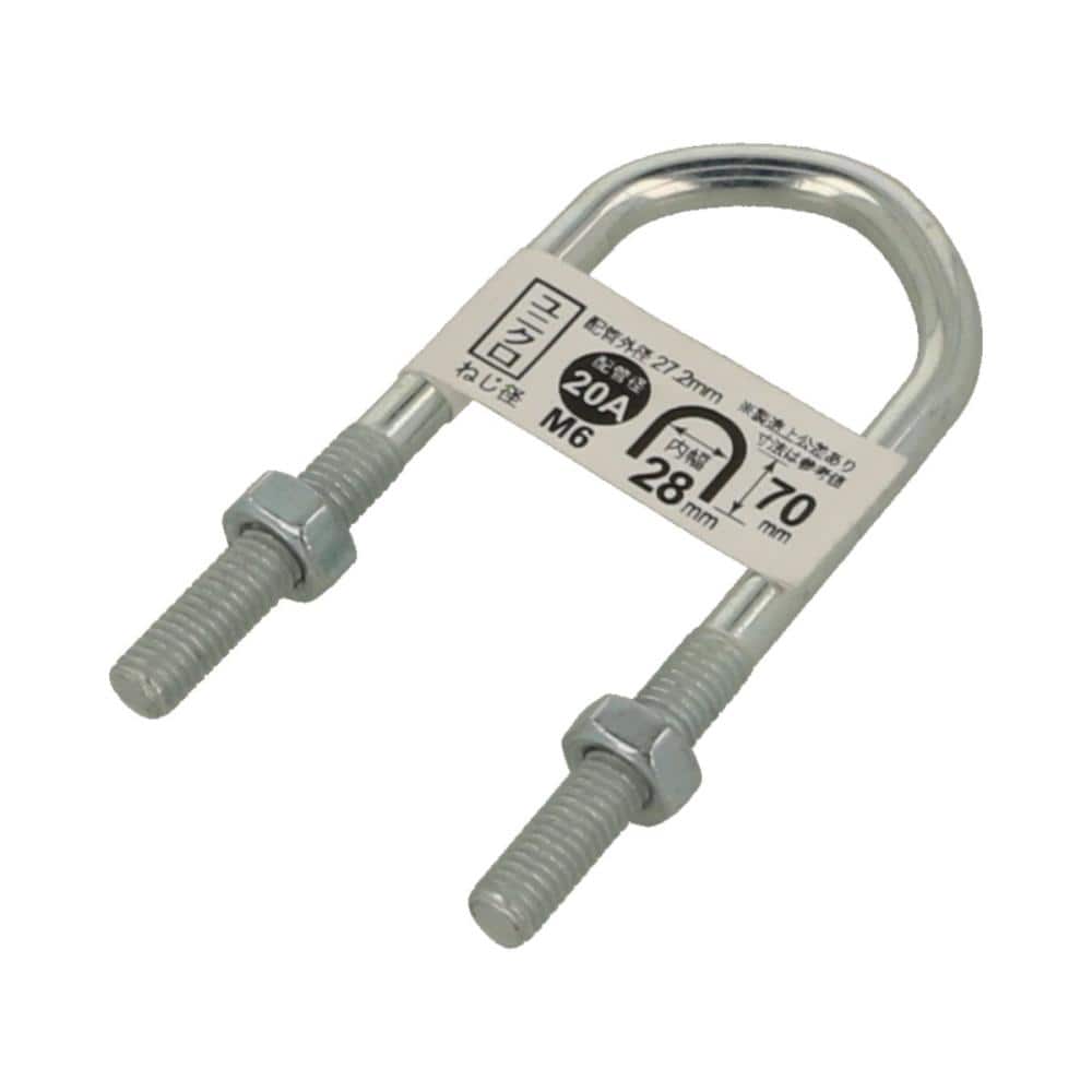 脚長Ｕボルト　６×７０