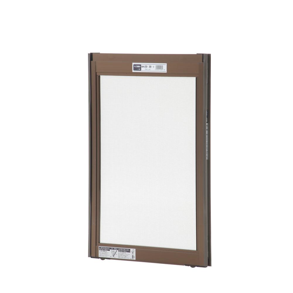 セイキ 網戸 １５－４５Ｔ 外付け ブロンズ枠 グレーネット