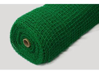 ポリ有結ゴルフネット　約２．５ｍｍ　２ｍ×３０ｍ　ダブル　緑