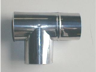 ステン煙突　Ｔ曲り　１０６ｍｍ