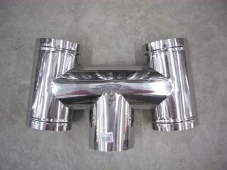 ステン煙突　Ｈ笠　１２０ｍｍ