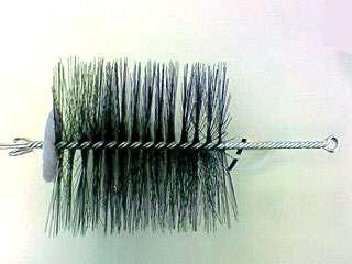 グリーンライフ　ワイヤー煙突掃除ブラシ　１０６ｍｍ用