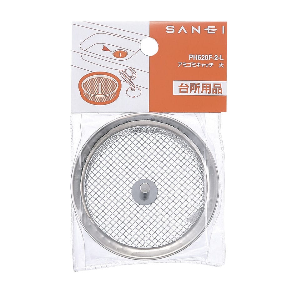 ＳＡＮＥＩ（サンエイ）アミゴミキャッチ　外径８４ｍｍ　ステンレス　ＰＨ６２０Ｆ－２－Ｌ
